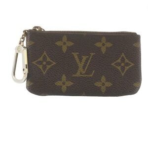 Louis Vuitton Brown and Gold Monogram Pouch